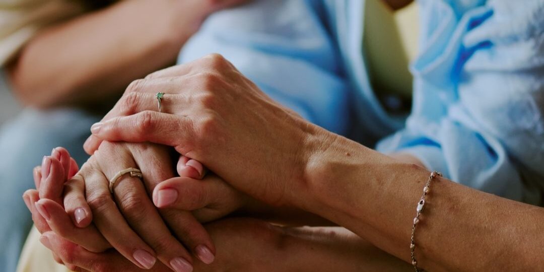 Person receiving guidance about Bereavement Support Payment after the loss of a partner.